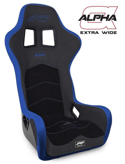 PRP Seats PRP Alpha Composite Seat/Extra Wide- Black/Blue A3902-V A3902-V Photo - Primary