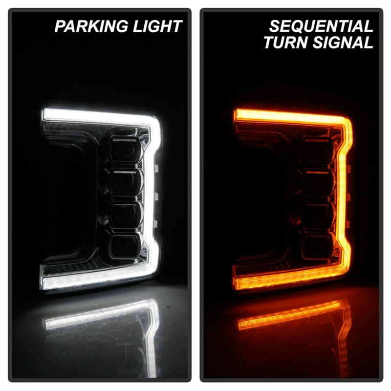 Spyder Ford F-250/F-350/F450 17-18 Full LED Headlights Black PRO-YD-FS17HALAP-SEQ-C 5087447 5087447 Photo - Unmounted