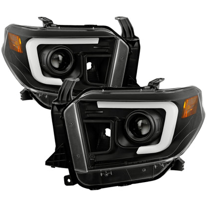SPYDER 14-17 Toyota Tundra(SR/SR5) Light Bar Projector Headlights - LED - Black PRO-YD-TTU14AP-BK 5088055 5088055 Photo - Primary