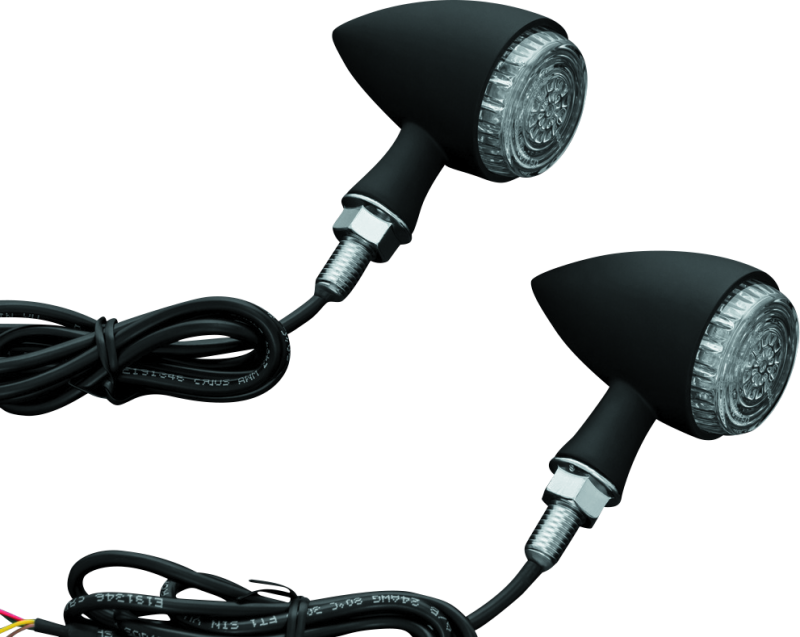 Kuryakyn Torpedo Ind Lights Matte Blk 2510 2510 Photo - Primary