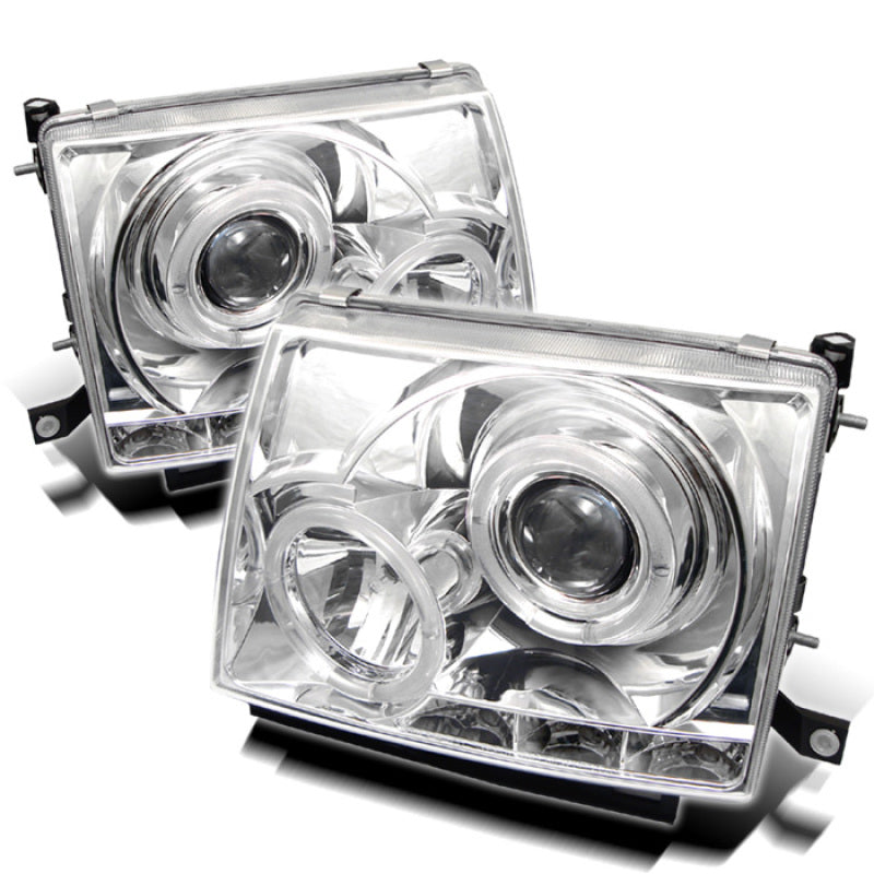 Spyder Toyota Tacoma 97-00 Projector Headlights LED Halo LED Chrome High H1 Low H1 PRO-YD-TT97-HL-C 5011954 5011954 Photo - Primary