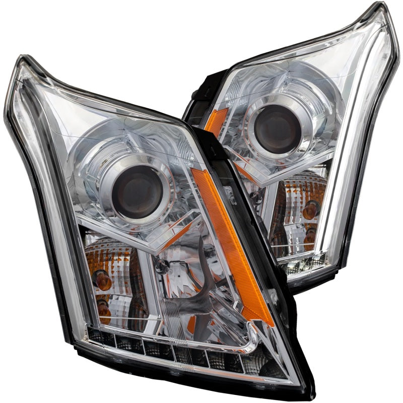 Anzo 2010-2015 Cadillac Srx Projector Headlights w/ Plank Style Design Chro 111307 Photo - Primary