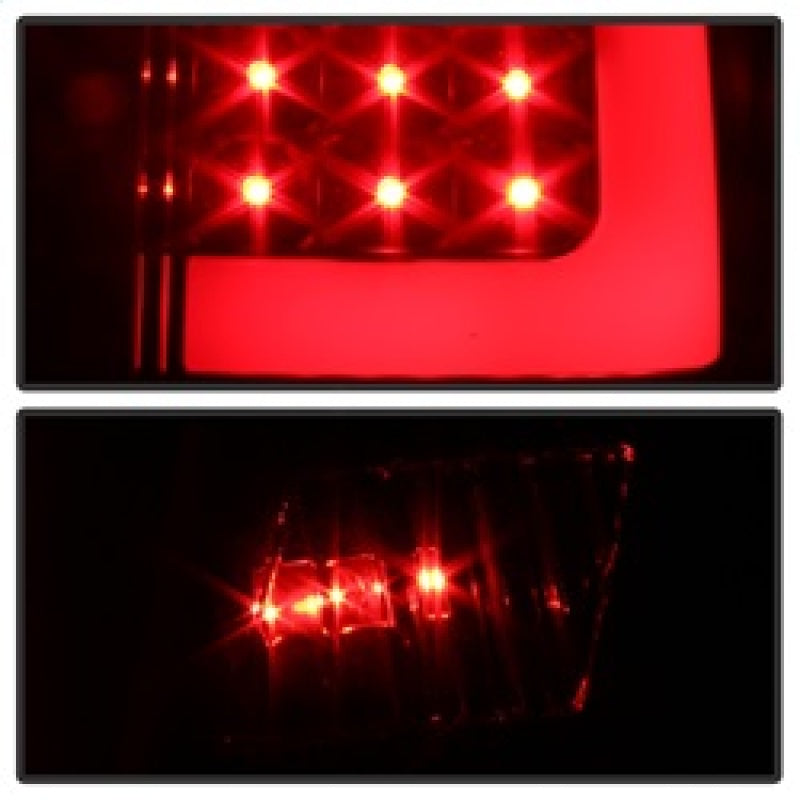 SPYDER xTune 07-13 Toyota Tundra Light Bar LED Tail lights - Black (ALT-ON-TTU07V2-LBLED-BK) 9038563 9038563 Photo - Unmounted