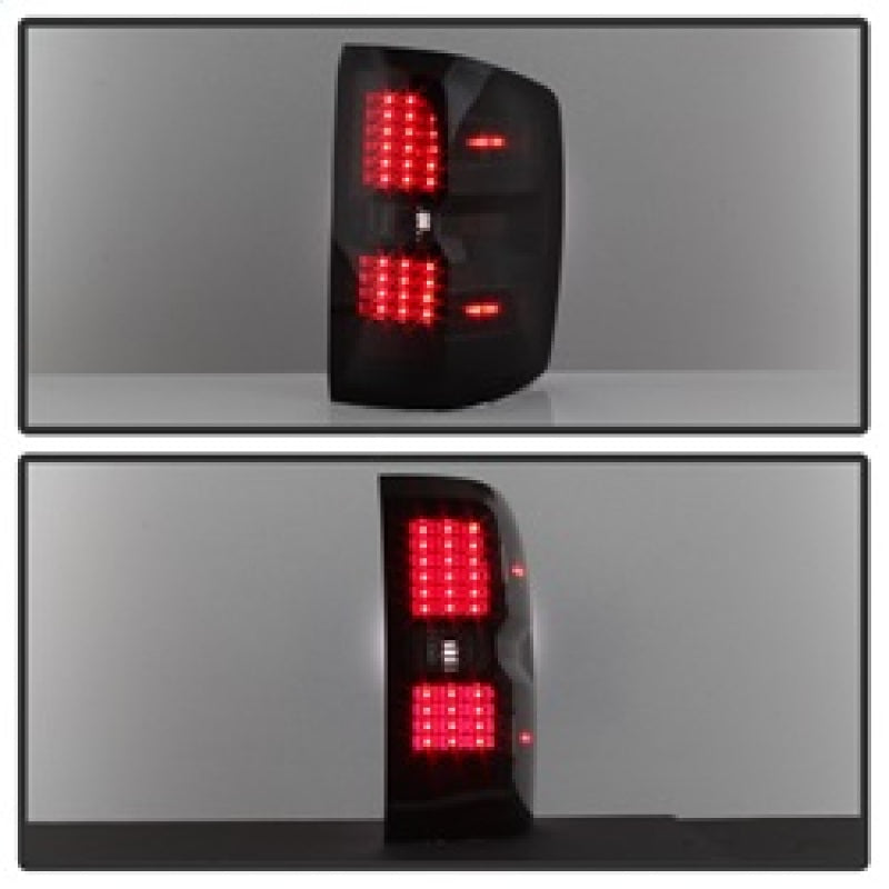 SPYDER xTune Chevy 1500 14-16 / Silverado 2500HD/3500HD LED Tail Lights - Black Smoked ALT-JH-CS14-LED-BSM 9036552 9036552 Photo - Unmounted