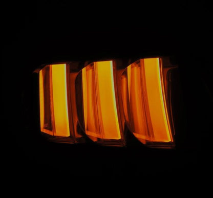 AlphaRex 15-23 Ford Mustang NOVA-Series Prismatic LED Tail Lights Black-Clear 655020 655020 User 2