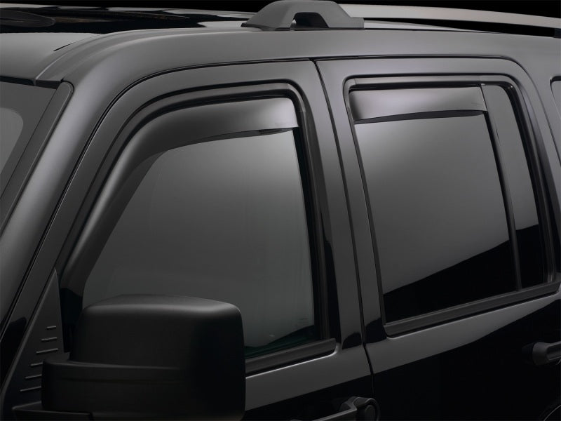 WeatherTech 01-06 Chrysler Sebring Front&Rear Side Window Deflectors - Dark Smoke 82284 82284 Photo - Mounted