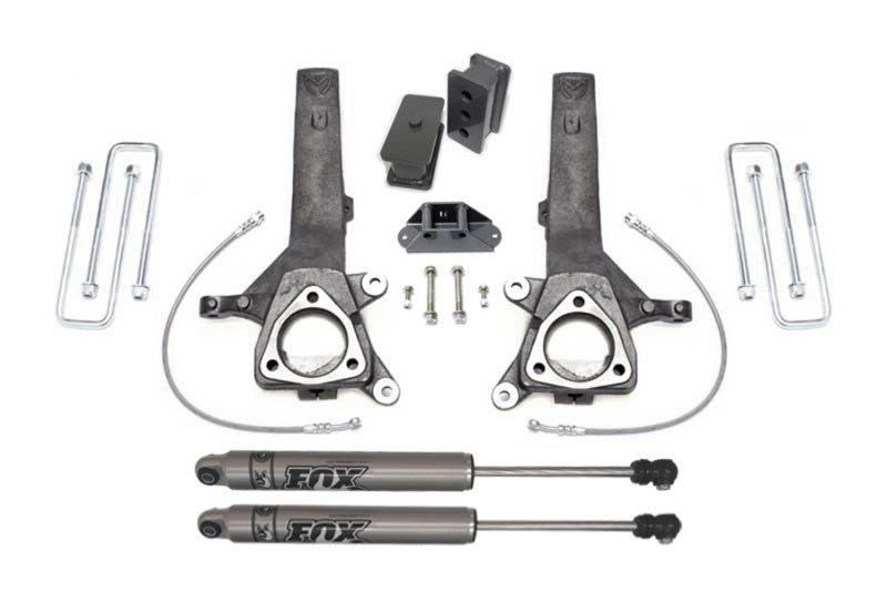 MaxTrac 04-18 Nissan Titan 2WD 4in/2in MaxPro Elite Spindle Lift Kit w/FOX Shocks K885342F K885342F Photo - Primary