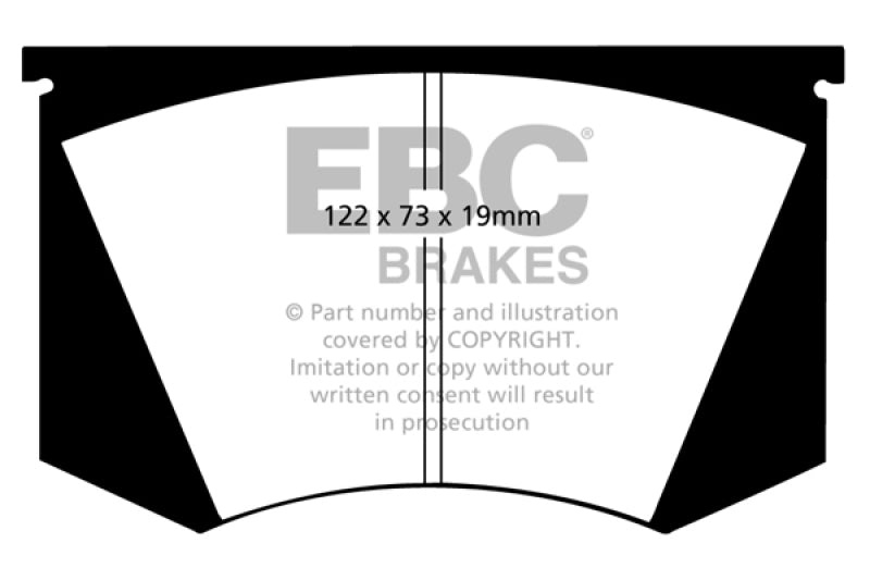 EBC Disc Brake Pad Set DP4223R Photo - Primary