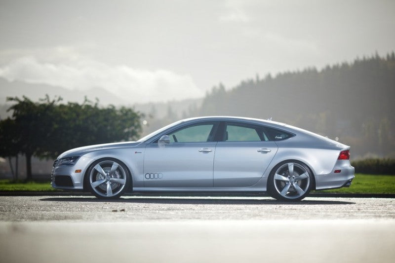 AWE Tuning Audi C7 A7 3.0T Touring Edition Exhaust - Dual Outlet Diamond Black Tips 3015-33064 3015-33064 Photo - Mounted