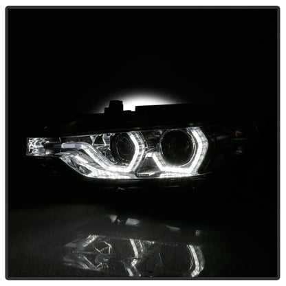 Spyder Signature BMW F30 3 Series 12-14 4DR Projector Headlights - Chrome (PRO-YD-BMWF3012-AFSHID-C) 5086822 5086822 User 6