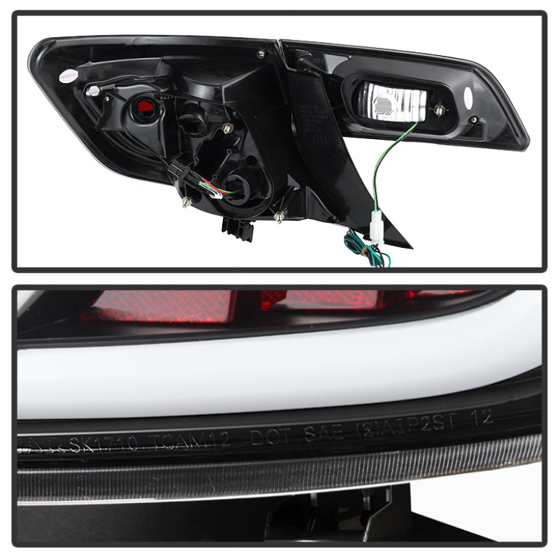 Spyder Toyota Camry 12-14 Light Bar LED Tail Lights Black ALT-YD-TC12-LBLED-BK 5079411 5079411 User 1