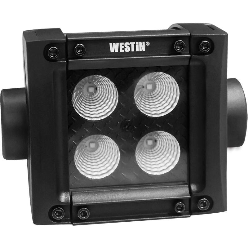 Westin B-FORCE LED Light Bar Double Row 2 inch Flood w/3W Cree - Black 09-12212-4F 09-12212-4F Photo - Primary