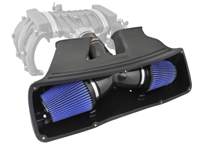 aFe Black Series Carbon Fiber Cold Air Intake System: Porsche 911 Carrera/ 52-12352-C Photo - Unmounted