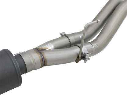 aFe MACH Force-Xp Cat-Back Exhaust System w/ Dual Hi-Tuck Polished Tips 49-33095-P Photo - Unmounted