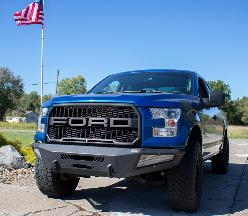 Fishbone Offroad 15-17 Ford F150  Front Bumper - Black FB22365 FB22365 Photo - lifestyle view