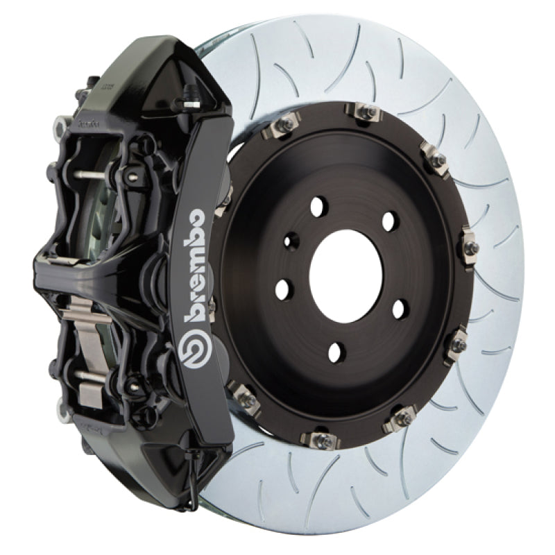 Brembo 16-22 GLC-Class Front GT BBK 6 Piston Cast 405x34 2pc Rotor Slotted Type3-Black 1T3.9509A1