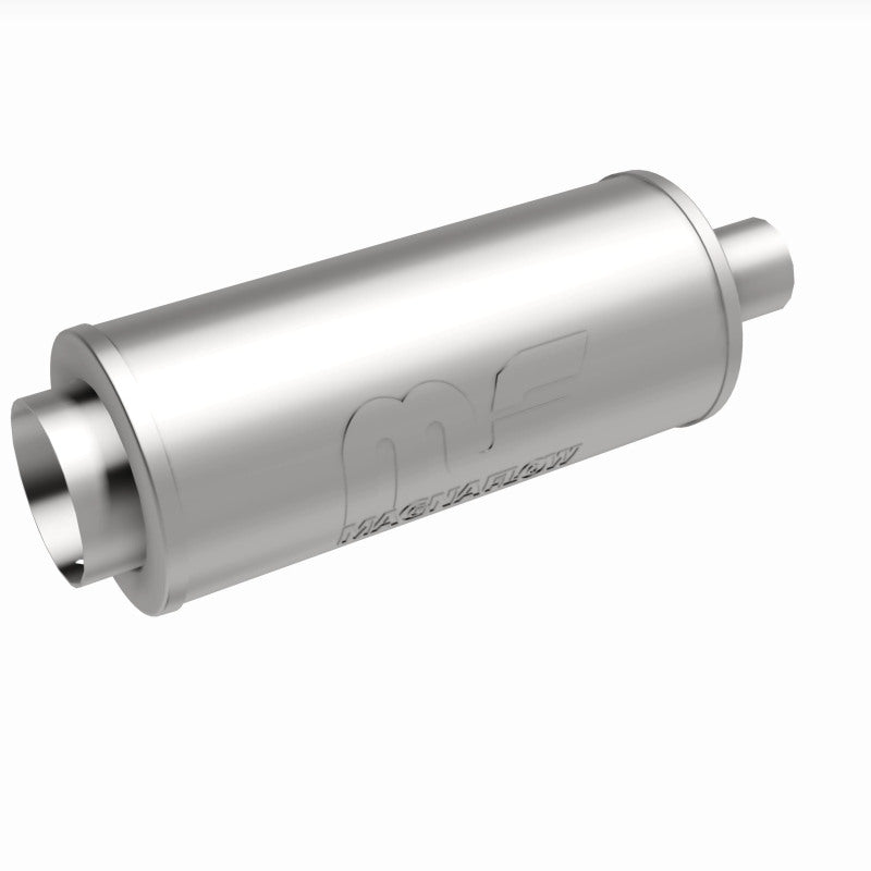 MagnaFlow 6" Round Center/Center Performance Muffler With Tip 14846 360 Degree Image Set