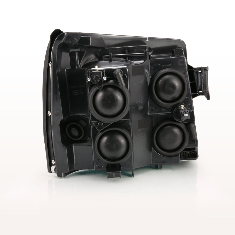 ANZO 2003-2006 Cadillac Escalade Crystal Headlight Black Amber 111423 111423 Photo - Unmounted