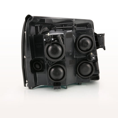ANZO 2003-2006 Cadillac Escalade Crystal Headlight Black Amber 111423 111423 Photo - Unmounted
