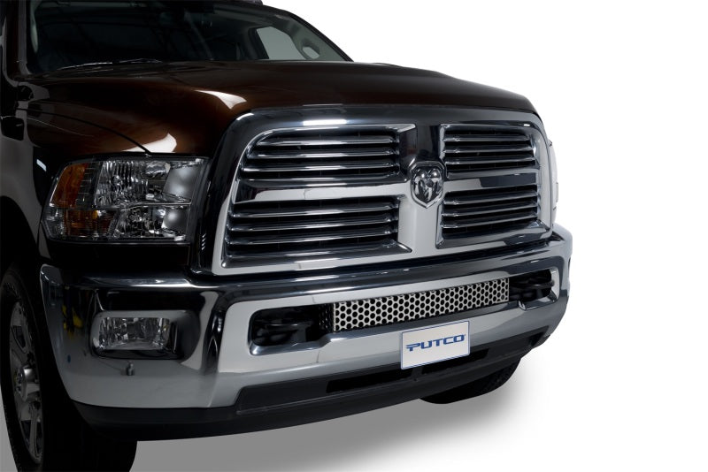 Putco 2011-2017, Dodge Ram HD - Stainless Steel - Punch Style Bumper Grille 85175 Photo - Mounted