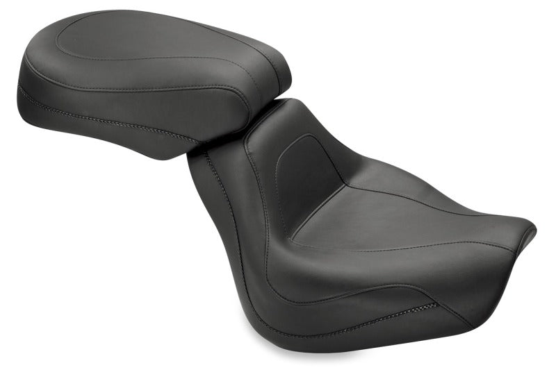 Mustang Motorcycle Mustang 00-07 Harley Softail Deuce Sport Touring Solo Seat - Black 75203 75203 Photo - Primary