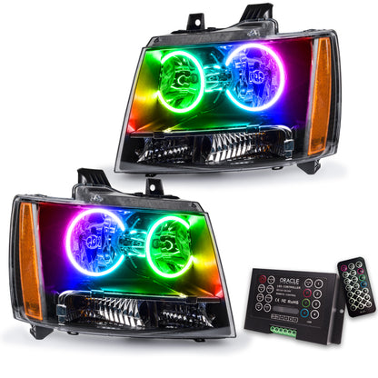 ORACLE Lighting Oracle 07-13 Chevy Avalanche Pre-Assembed SMD Headlights - ColorSHIFT w/ 2.0 Controller 7001-333 7001-333 Photo - Primary