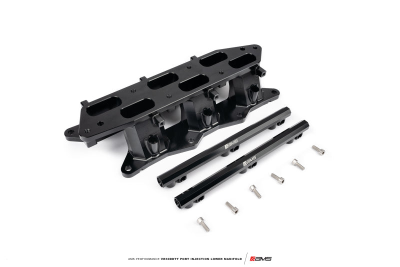 AMS Performance Infiniti Q50/Q60 Port Injection Lower Manifold - Black ALP.28.08.0002-1 ALP.28.08.0002-1 User 1
