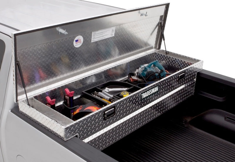 Tradesman Aluminum Single Lid Cross Bed Truck Tool Box (63in.) - Brite 9304 9304 User 1