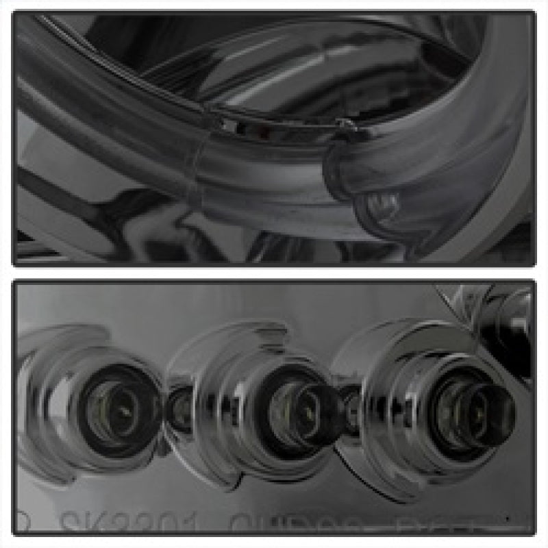 Spyder GMC Sierra 1500/2500/3500 99-06 Projector Headlights LED Halo LED Smoke PRO-YD-CDE00-HL-SMC 5009371 5009371 Photo - Unmounted
