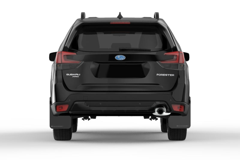Rally Armor 2019+ Subaru Forester Black UR Mud Flap Grey Logo MF52-UR-BLK/GRY User 1