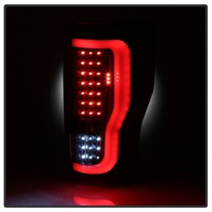 SPYDER xTune 17-18 Ford F-250 Super Duty (Excl LED Models) LED Tail Lights-Blk Smk (ALT-ON-FS17-LBLED-BSM) 9041617 9041617 Photo - Unmounted