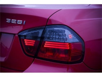 Spyder BMW E90 3-Series 06-08 4Dr LED Tail Lights Red Smoke ALT-YD-BE9006-LED-RS 5000910 5000910 Photo - Mounted