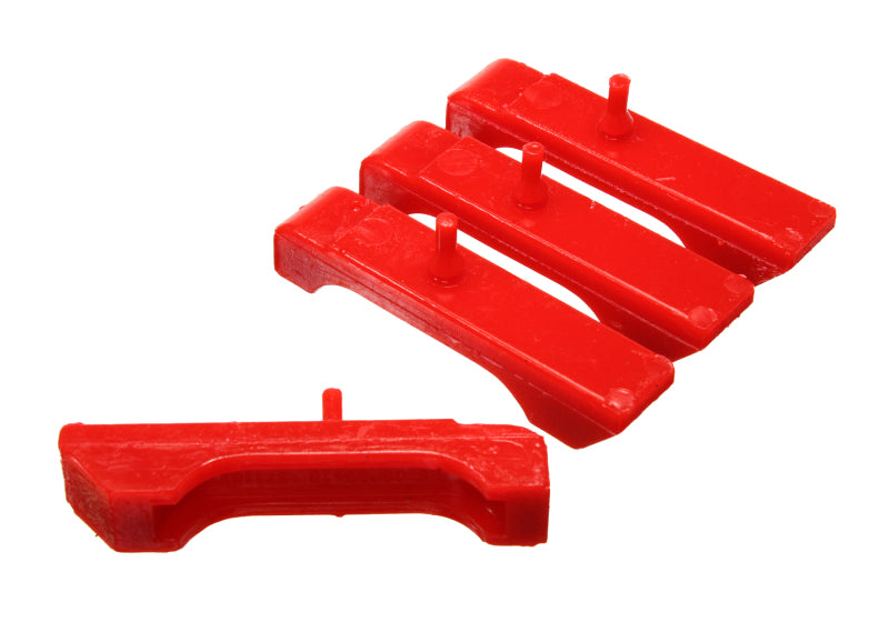 Energy Suspension GM SBC Red Radiator Isolator Pad Set - 3 Row 3.6117R 3.6117R Photo - Primary