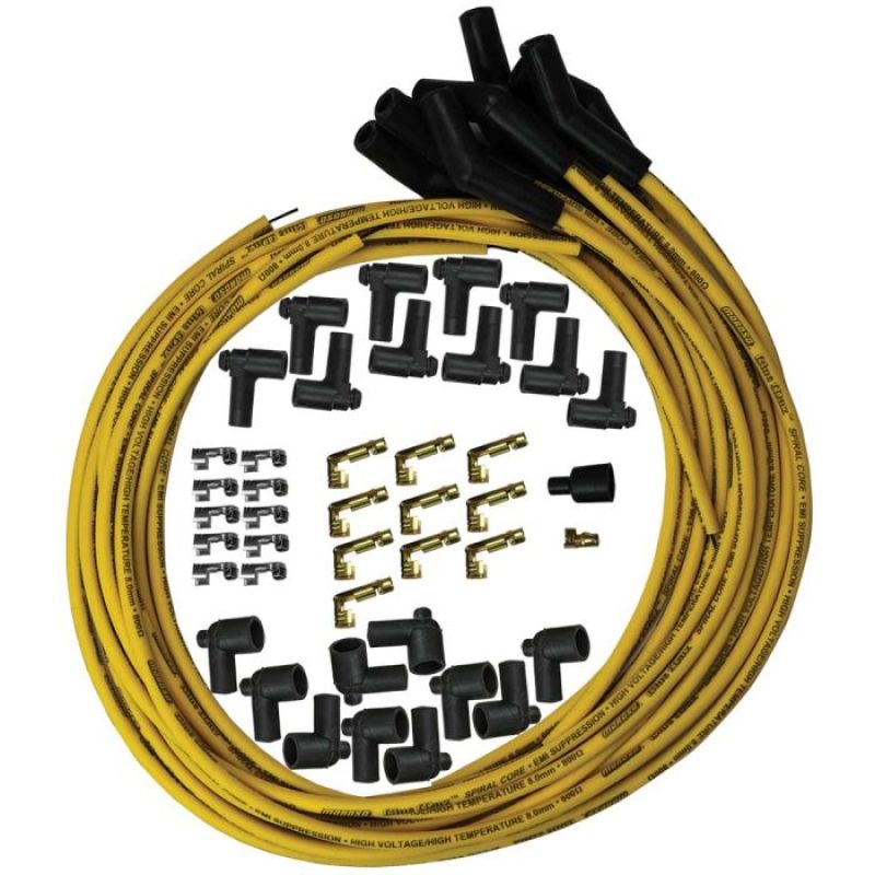 Moroso Wire Set, Univ, Yellow 135 73215 User 1