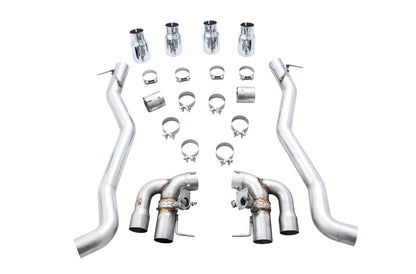 AWE Tuning 18-19 BMW M5 (F90) 4.4T AWD SwitchPath Axle-back Exhaust - Chrome Silver Tips 3025-42061 3025-42061 Photo - Primary