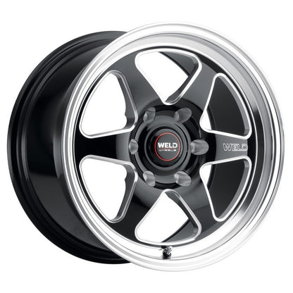 Weld S156 17x7 Ventura 6 Drag 6x139.7 ET00 BS4.00 Gloss BLK MIL DIA 106.1 S15677084P00 S15677084P00 User 1