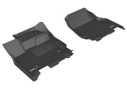 3D MAXpider 2015-2020 Ford F-150 Sprcab/Sprcrew Kagu 1st Row Floormat - Black L1FR08311509 L1FR08311509 Photo - Primary