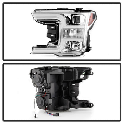 Spyder Signature Ford F150 18-19 (Halogen Model) Projector Headlights - Chrome (PRO-YD-FF15018-LB-C) 5086617 5086617 Photo - Unmounted