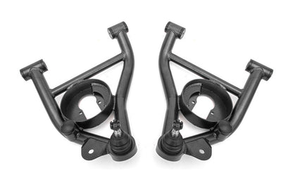 BMR Suspension BMR 82-92 F-Body A-arms Lower DOM, Non-adj Delrin Bushings Spring Pocket - Black Hammertone AAL331H AAL331H Photo - Primary