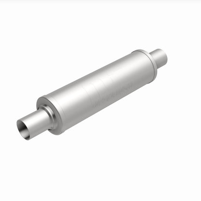 MagnaFlow 4" Round Center/Center Straight Through Performance Muffler 10414 360 Degree Image Set