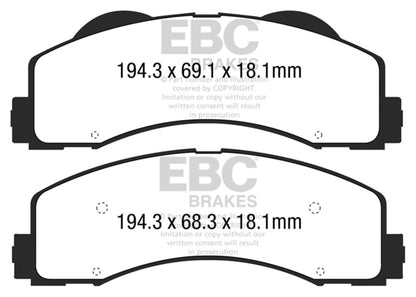 EBC Disc Brake Pad Set DP43034R Photo - Primary