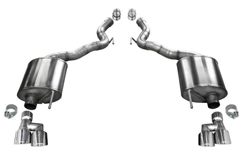 Corsa 18-20 Ford Mustang GT Convertible w/o Active Valves Sport Axle-Back w/ Polished 4in Tips 21050 21050 User 1