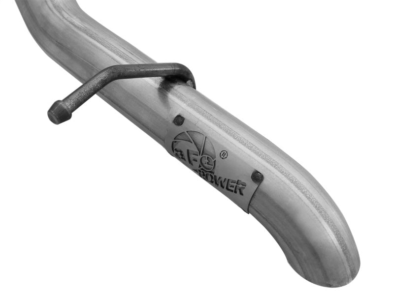 aFe Scorpion 2-1/2in Aluminized Steel Cat-Back Exhaust System: Jeep Wrangl 49-08040 Photo - Unmounted