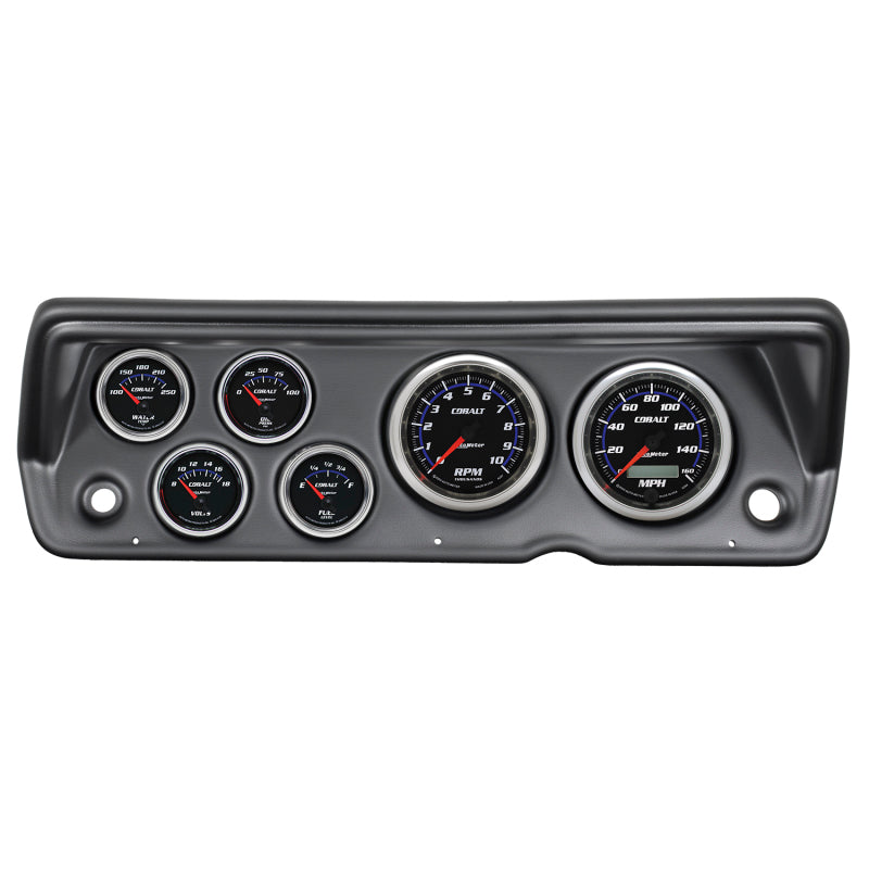 Autometer Cobalt 70-76 Duster/ Demon/ Dart Dash Kit 6pc Tach / MPH / Fuel / Oil / WTMP / Volt 7031-CB 7031-CB Photo - Primary