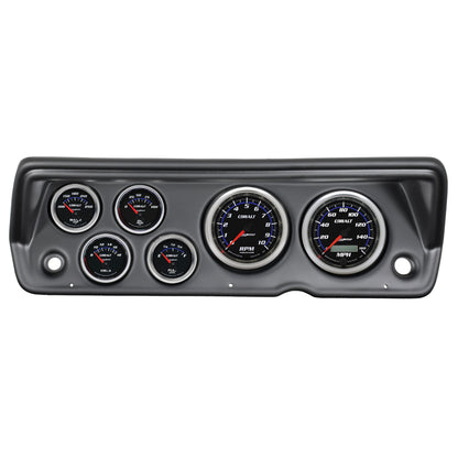 Autometer Cobalt 70-76 Duster/ Demon/ Dart Dash Kit 6pc Tach / MPH / Fuel / Oil / WTMP / Volt 7031-CB 7031-CB Photo - Primary