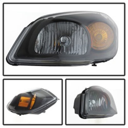 SPYDER Xtune Chevy Cobalt 05-10 Crystal Headlights Black HD-JH-CCOB05-AM-BK 5079794 5079794 Photo - Unmounted