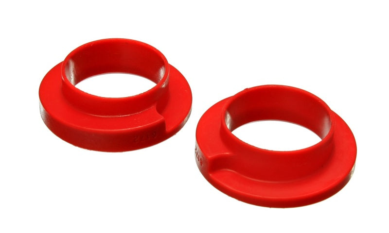 Energy Suspension Coil Spring Isolator Set Red 9.6117R Photo - Primary
