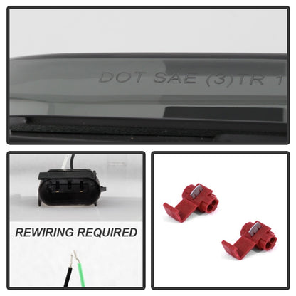 Spyder 15-16 Ford Mustang LED Reverse Lights - Black Smoke w/ Red Bar (ALT-YD-FM15RED-REV-BSM) 5082794 5082794 Photo - Unmounted