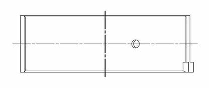 ACL Nissan RB25DETT/RB26DETT 0.25 Oversized High Performance Rod Bearing Set - CT-1 Coated 6B2960HC-.25 6B2960HC-.25 Technical Drawing