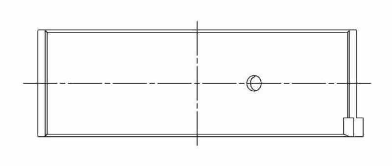 ACL Nissan RB25DETT/RB26DETT 0.025 Oversized High Performance Rod Bearing Set - CT-1 Coated 6B2960HC-.025 6B2960HC-.025 Technical Drawing